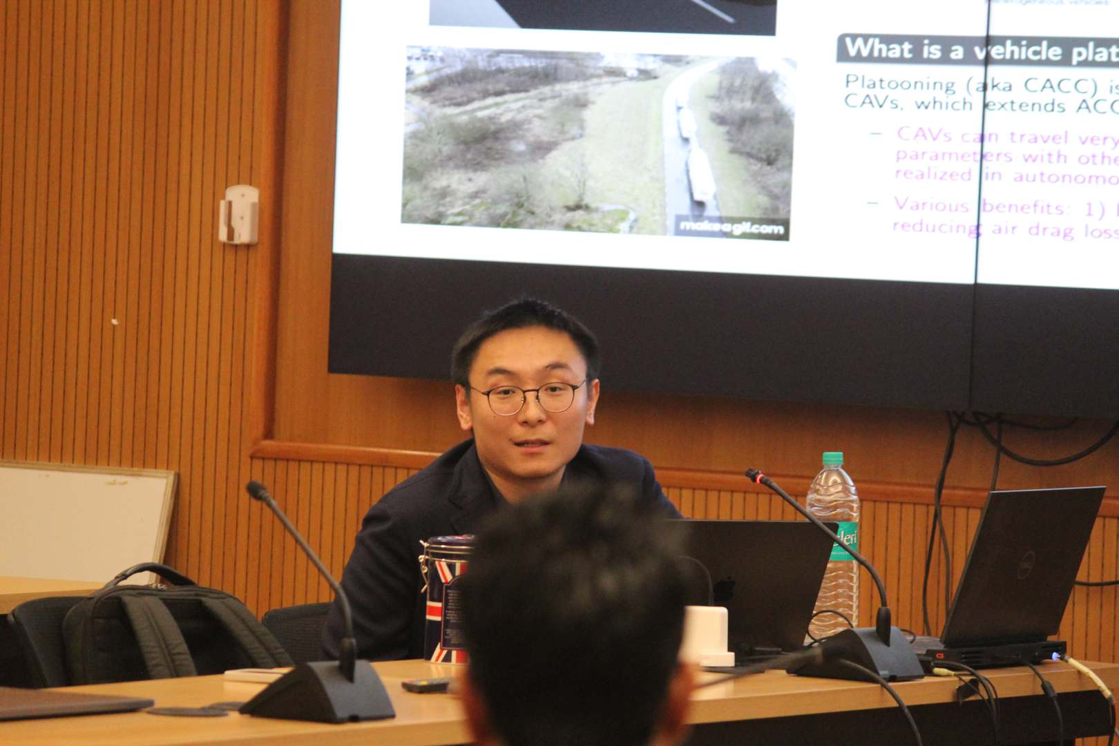 Dr. Boli Chen presenting at IIT Delhi