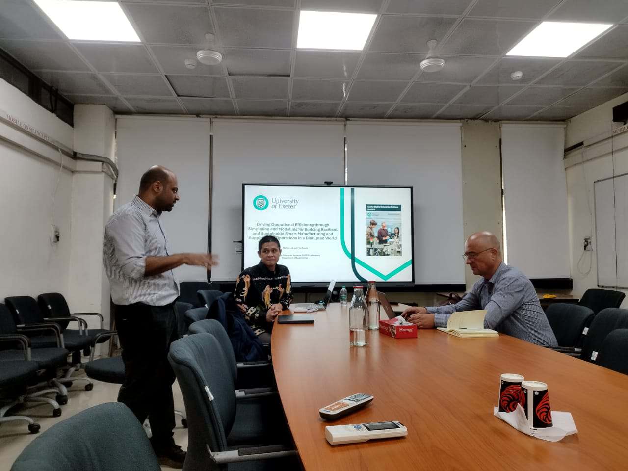 Dr. Boli Chen with attendees